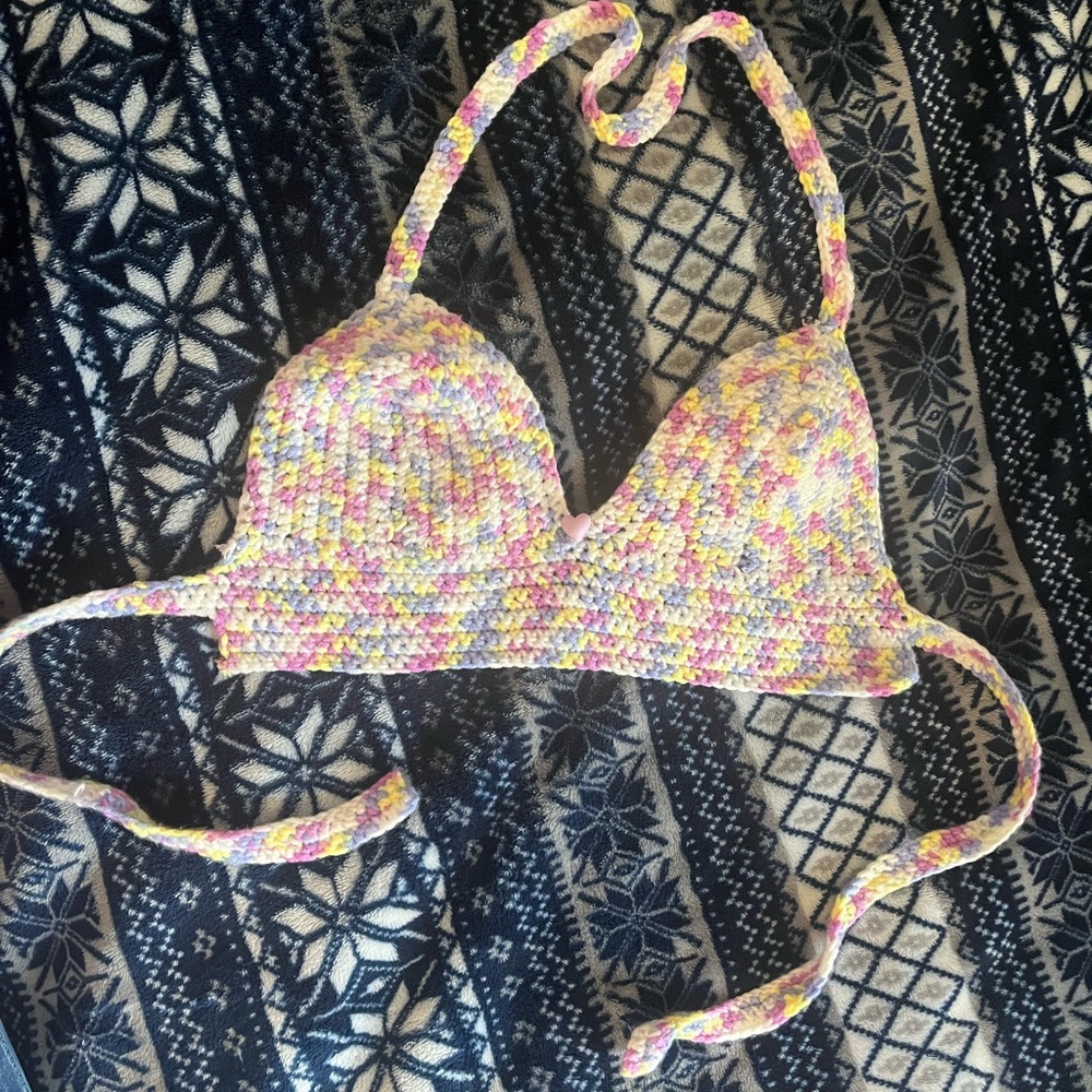 Crochet crop top